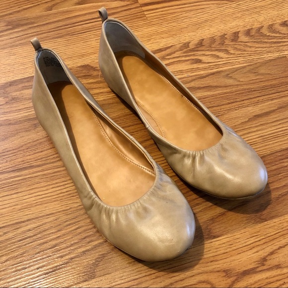a.n.a Shoes Ana Sicily Tan Elastic Ballet Flats Poshmark